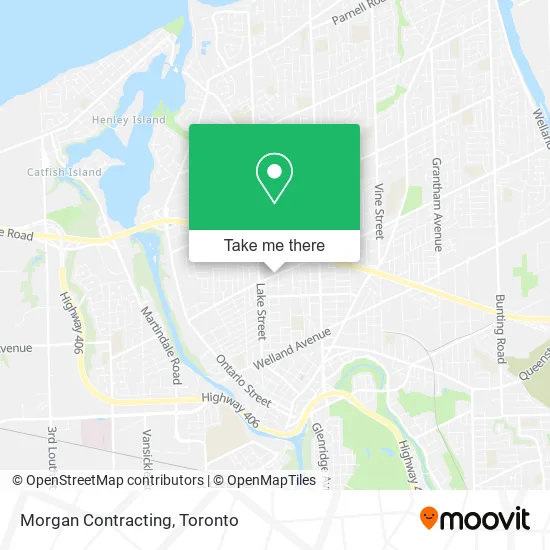Morgan Contracting map