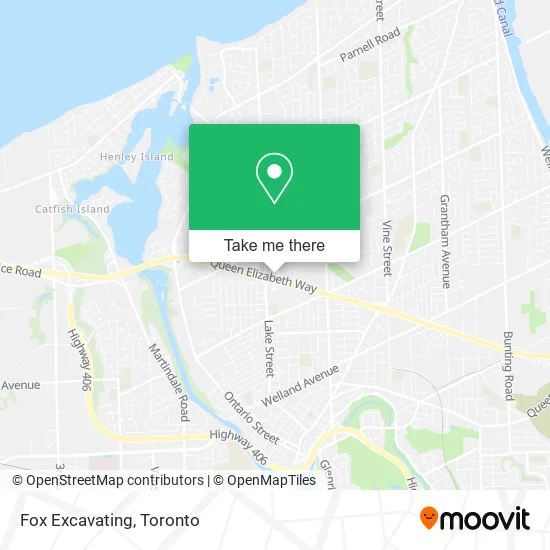 Fox Excavating map