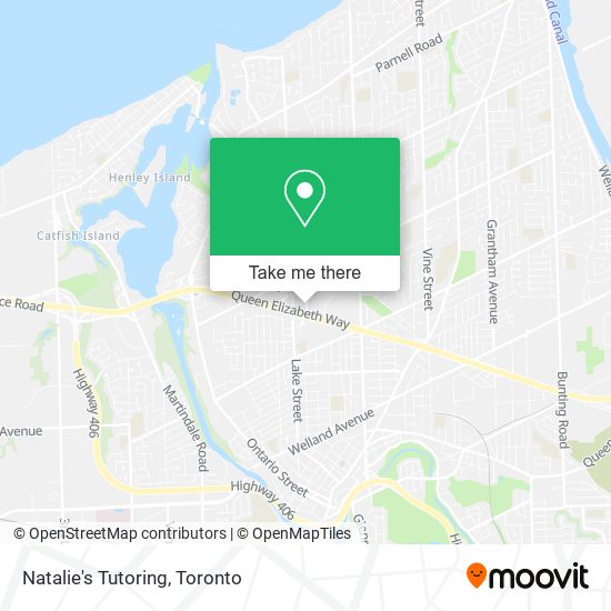 Natalie's Tutoring map