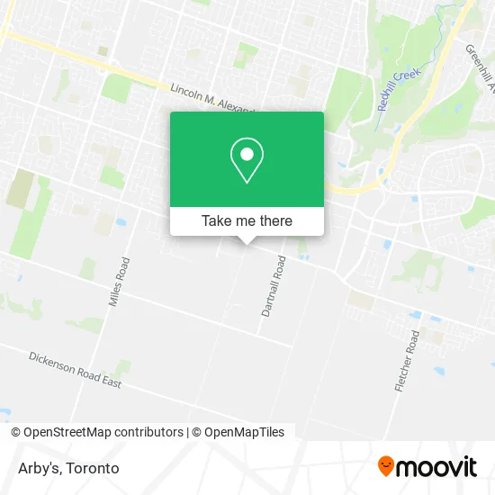 Arby's map