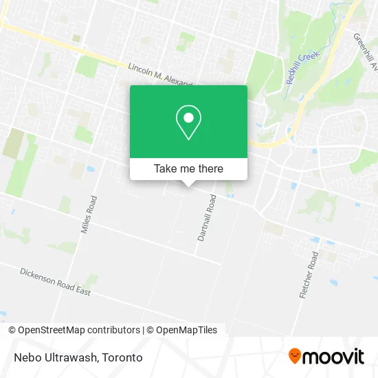 Nebo Ultrawash map