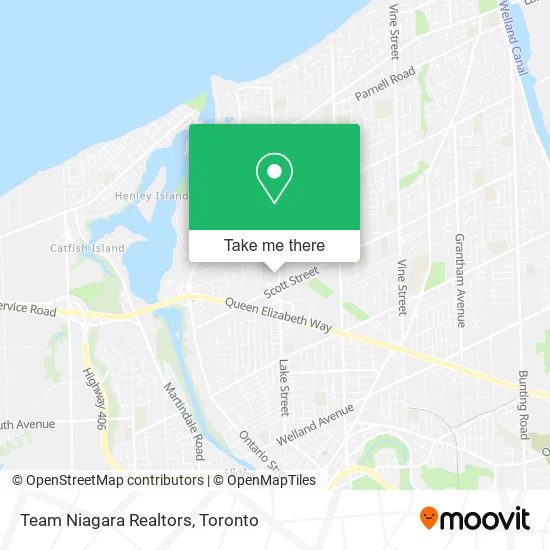Team Niagara Realtors map