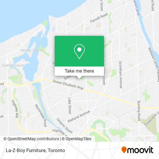 La-Z-Boy Furniture map