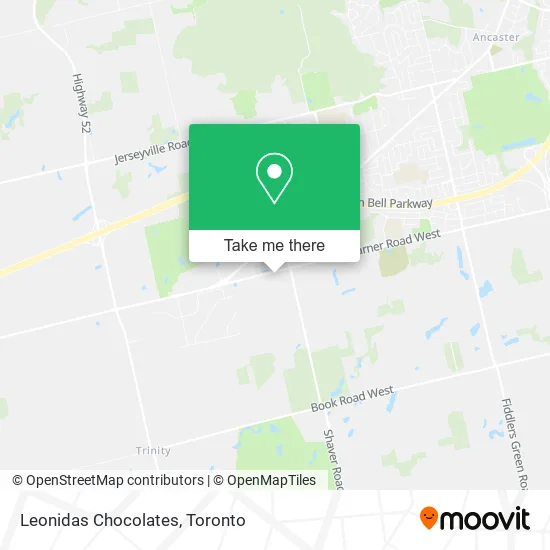 Leonidas Chocolates map