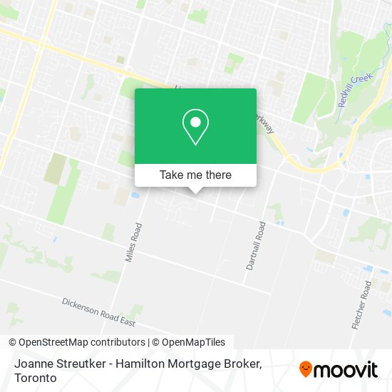 Joanne Streutker - Hamilton Mortgage Broker map