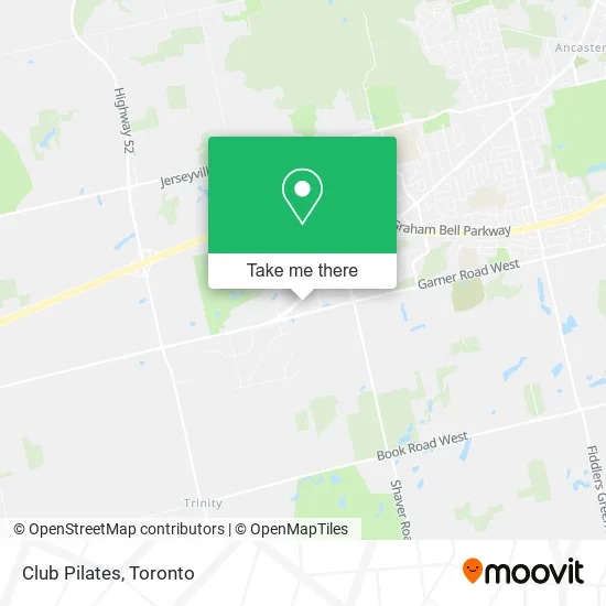 Club Pilates map