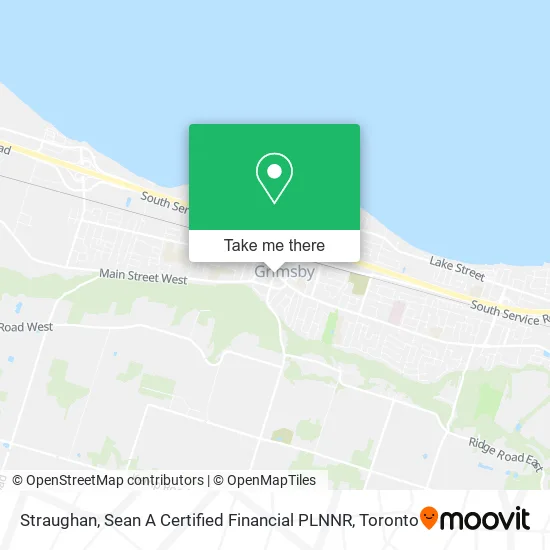 Straughan, Sean A Certified Financial PLNNR map