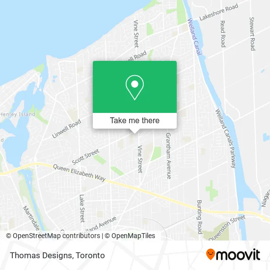 Thomas Designs map