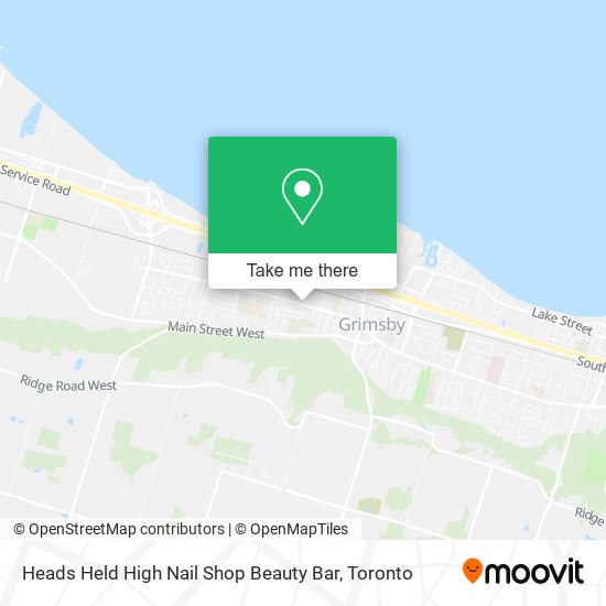 Heads Held High Nail Shop Beauty Bar map