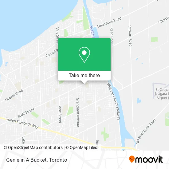 Genie in A Bucket map
