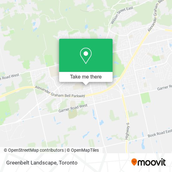 Greenbelt Landscape map