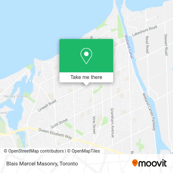 Blais Marcel Masonry map