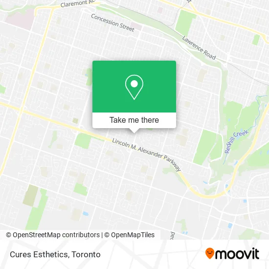 Cures Esthetics map