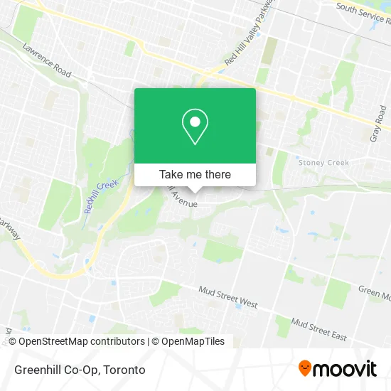 Greenhill Co-Op map