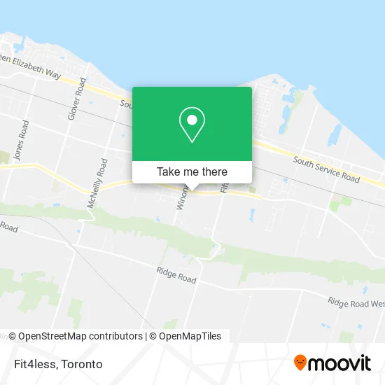 Fit4less map