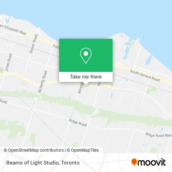 Beams of Light Studio map