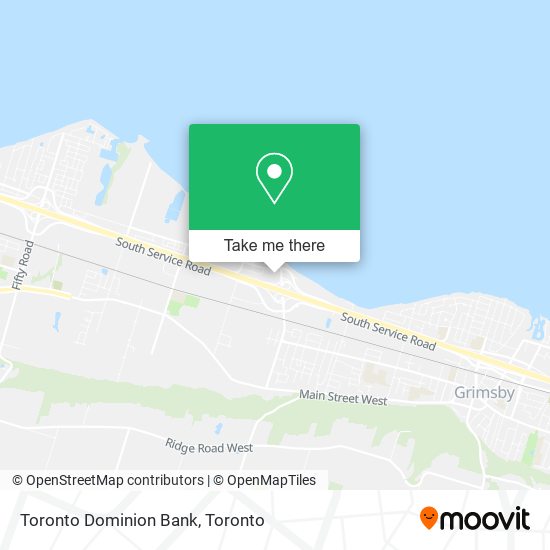 Toronto Dominion Bank map