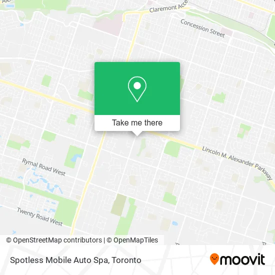 Spotless Mobile Auto Spa map