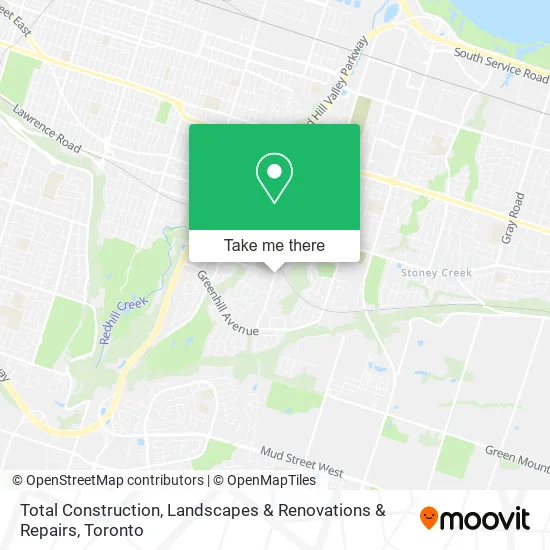 Total Construction, Landscapes & Renovations & Repairs map