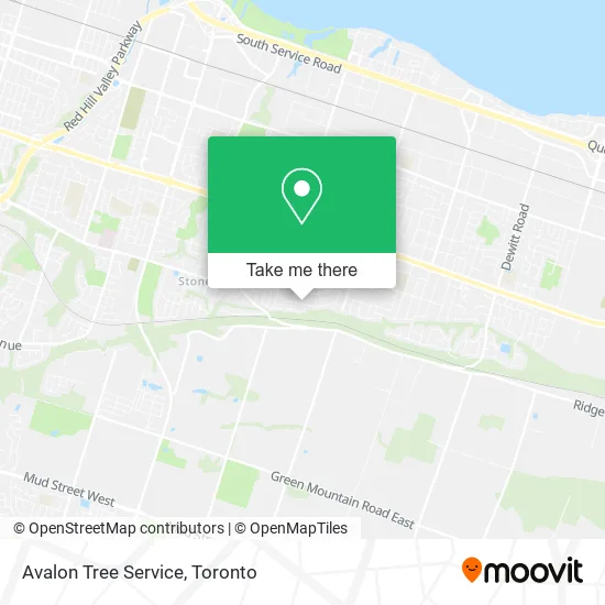 Avalon Tree Service map