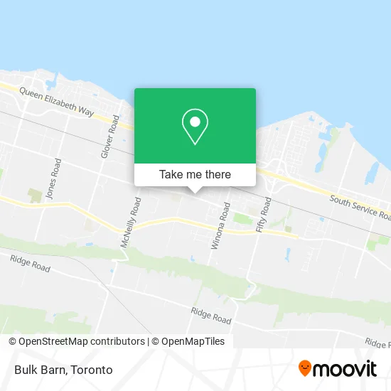 Bulk Barn map