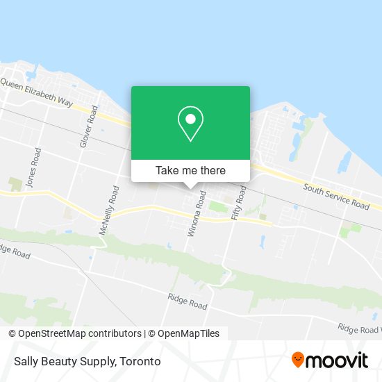 Sally Beauty Supply map