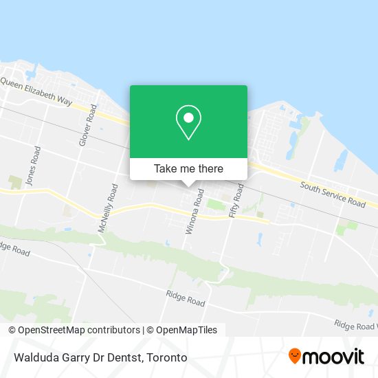 Walduda Garry Dr Dentst map