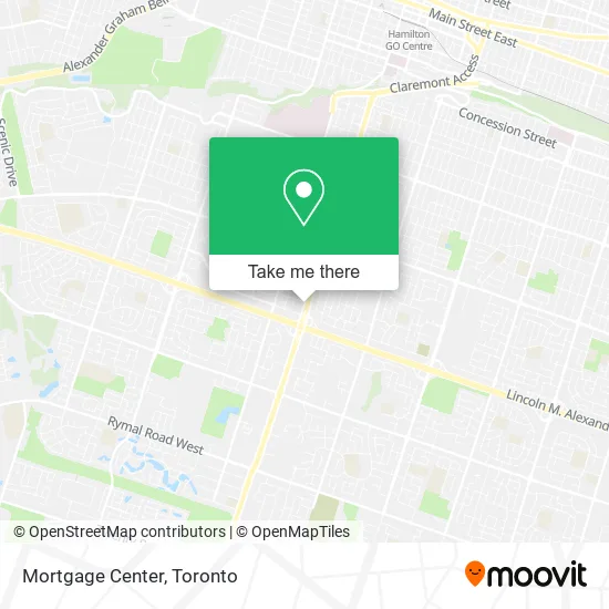 Mortgage Center map