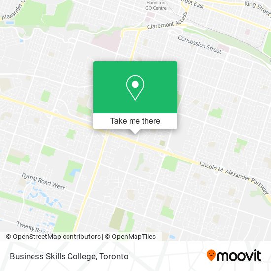 Business Skills College map