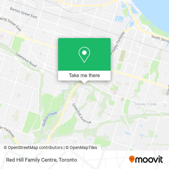 Red Hill Family Centre plan