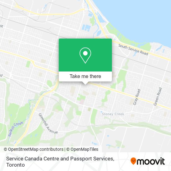 Service Canada Centre and Passport Services plan
