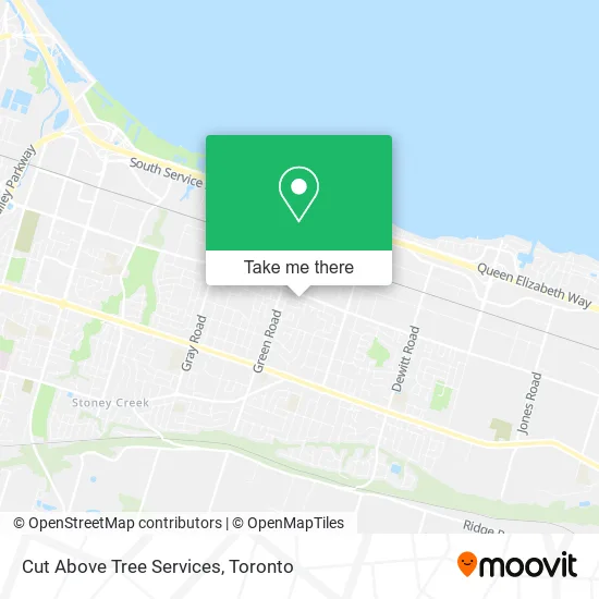 Cut Above Tree Services map
