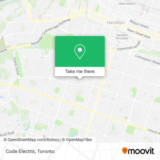 Code Electric map