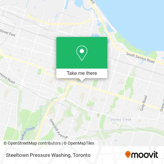 Steeltown Pressure Washing map