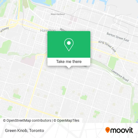 Green Knob map