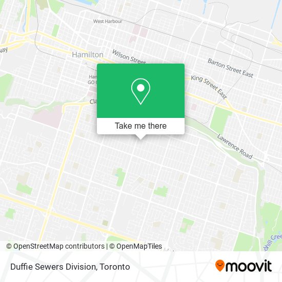 Duffie Sewers Division map