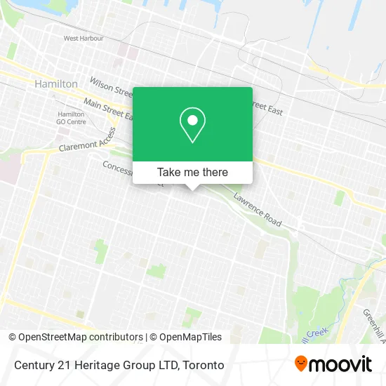 Century 21 Heritage Group LTD map