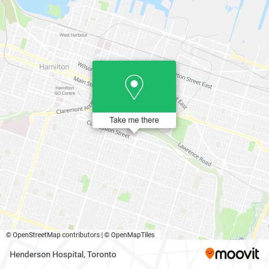 Henderson Hospital map