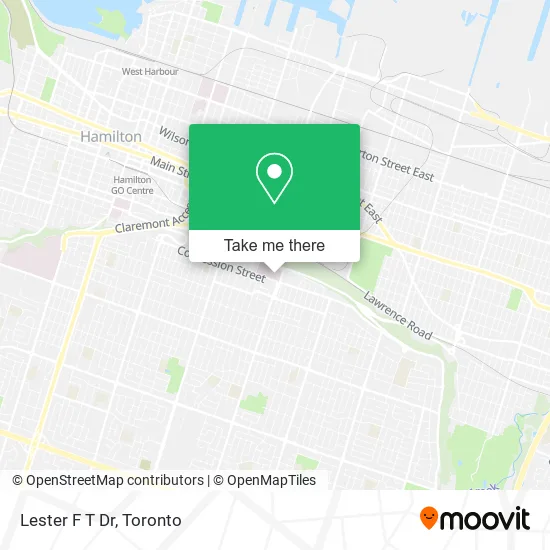 Lester F T Dr map