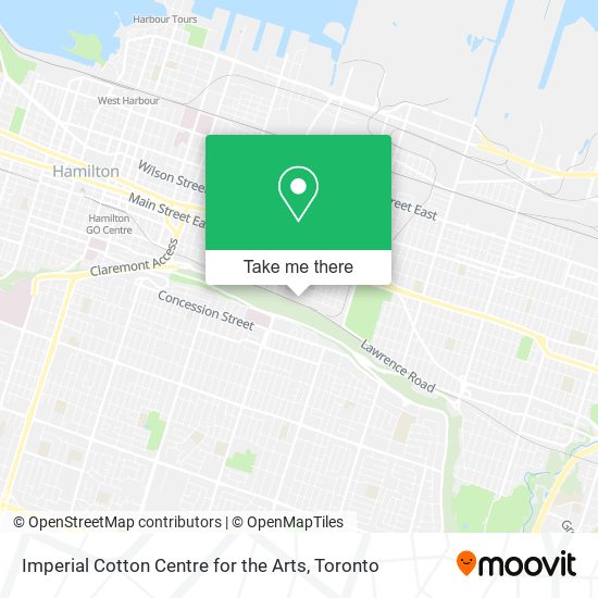 Imperial Cotton Centre for the Arts map