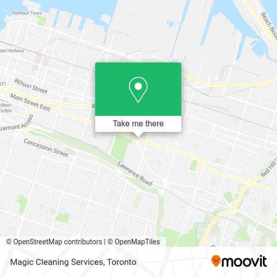 Magic Cleaning Services map