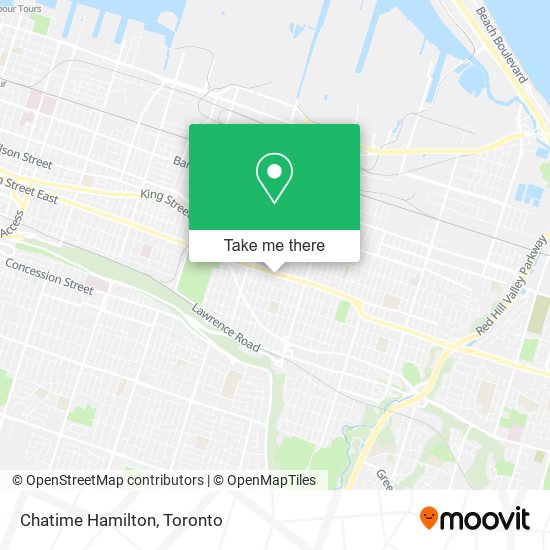 Chatime Hamilton map