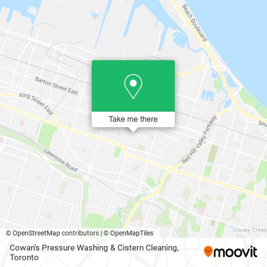 Cowan's Pressure Washing & Cistern Cleaning map