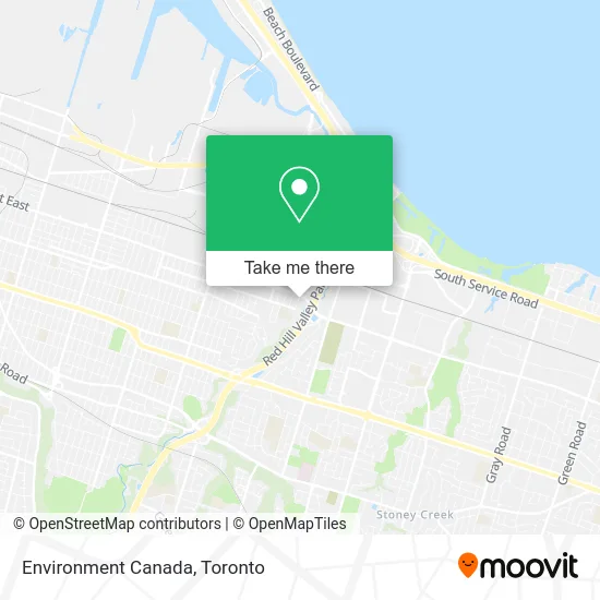 Environment Canada map