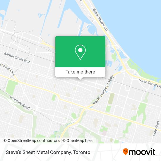 Steve's Sheet Metal Company map
