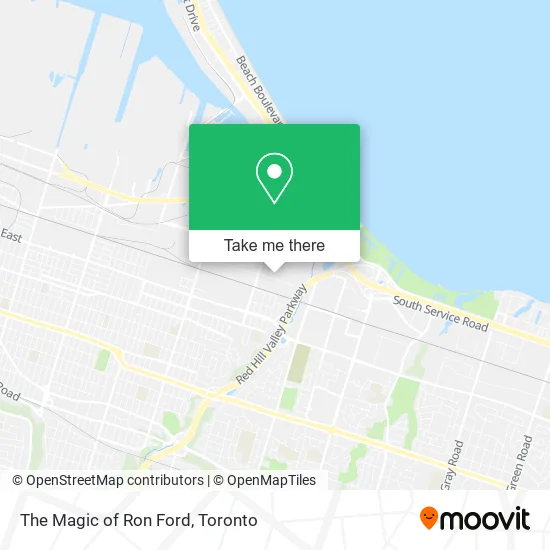 The Magic of Ron Ford map