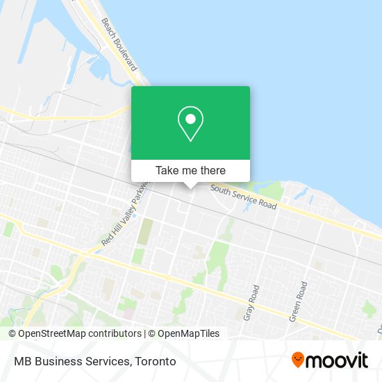 MB Business Services map
