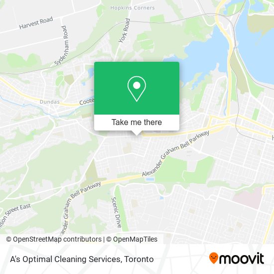 A's Optimal Cleaning Services map