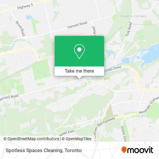 Spotless Spaces Cleaning map