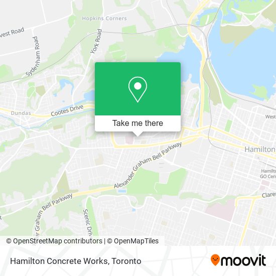 Hamilton Concrete Works map